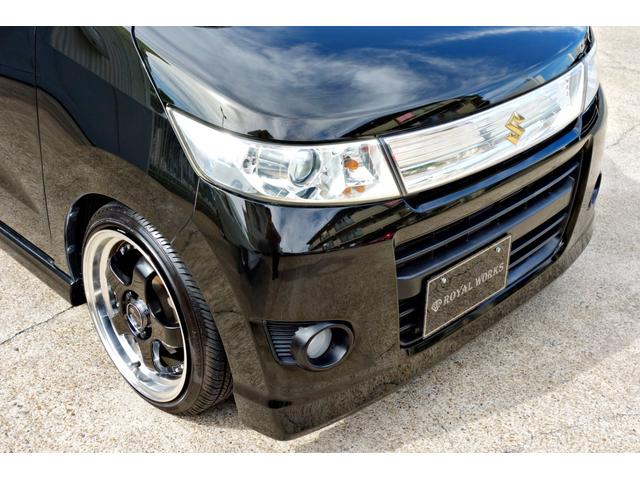ワゴンＲスティングレー Ｔ　走行３４０００キロ　カスタム車輛　新品ステルスレーシング１６インチアルミ　新品ＲＳ－Ｒダウンサス　　カロッツェリアナビ　Ｂｌｕｅｔｏｏｔｈ　バックカメラ　クラッツィオシートカバー　ＨＩＤヘッド（11枚目）