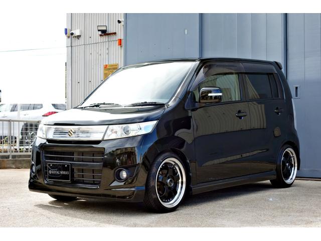 ワゴンＲスティングレー Ｔ　走行３４０００キロ　カスタム車輛　新品ステルスレーシング１６インチアルミ　新品ＲＳ－Ｒダウンサス　　カロッツェリアナビ　Ｂｌｕｅｔｏｏｔｈ　バックカメラ　クラッツィオシートカバー　ＨＩＤヘッド（14枚目）