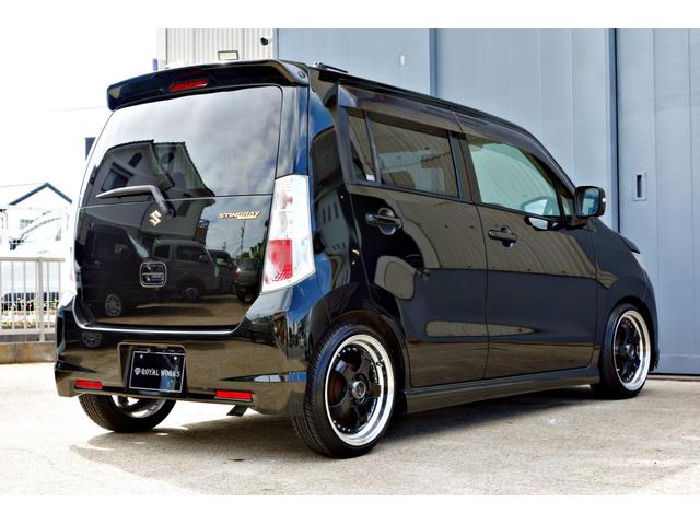 ワゴンＲスティングレー Ｔ　走行３４０００キロ　カスタム車輛　新品ステルスレーシング１６インチアルミ　新品ＲＳ－Ｒダウンサス　　カロッツェリアナビ　Ｂｌｕｅｔｏｏｔｈ　バックカメラ　クラッツィオシートカバー　ＨＩＤヘッド（30枚目）