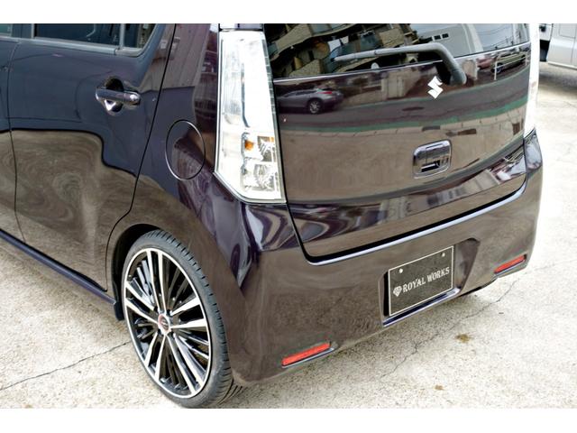 ワゴンＲスティングレー Ｔ　カスタム車輛　ターボ車　ＡＭＥシャレン１７インチアルミ　ローダウン　ドラレコ　ＥＴＣ　ＨＩＤヘッド　スマートキー　フットランプイルミ（24枚目）