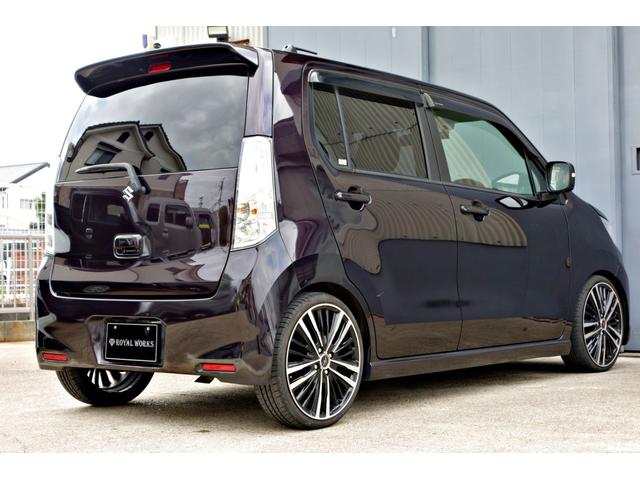 ワゴンＲスティングレー Ｔ　カスタム車輛　ターボ車　ＡＭＥシャレン１７インチアルミ　ローダウン　ドラレコ　ＥＴＣ　ＨＩＤヘッド　スマートキー　フットランプイルミ（27枚目）