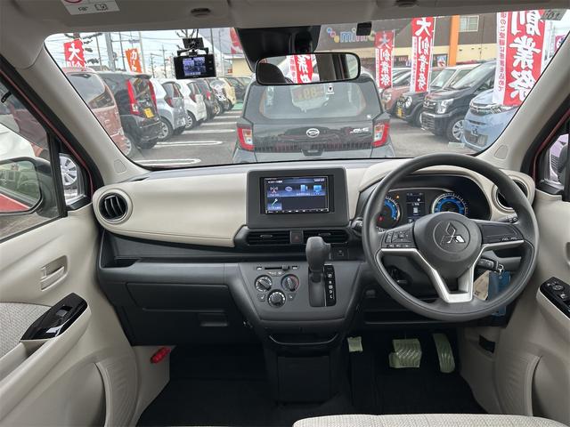 ｅＫワゴン Ｍ　ドライブレコーダー　バックカメラ　ナビ　ＴＶ　クリアランスソナー　レーンアシスト　衝突被害軽減システム　オートライト　キーレスエントリー　アイドリングストップ　電動格納ミラー　シートヒーター（55枚目）