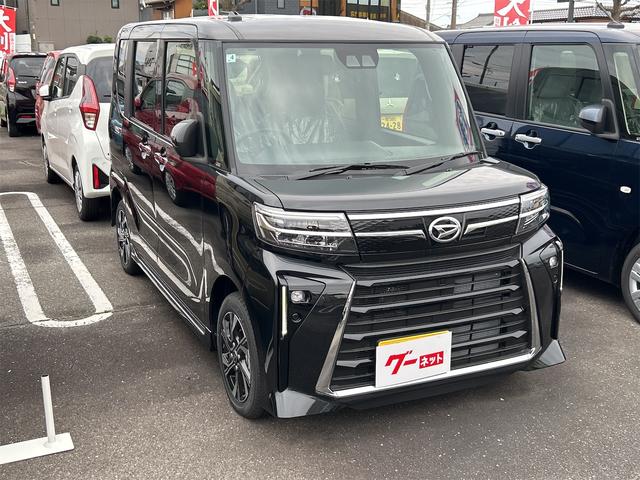 タント カスタムＸ　バックカメラ　両側電動スライドドア　クリアランスソナー　衝突被害軽減システム　オートライト　ＬＥＤヘッドランプ　スマートキー　アイドリングストップ　電動格納ミラー　シートヒーター　ＣＶＴ（5枚目）