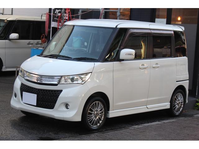 パレットＳＷ ＸＳ　検査９年１０月／走行１００３００ｋｍ／純正フルエアロ／アルミ／社外ナビ／ＴＶ／バックモニター／片側電動スライドドア／タイミングチェーン車（2枚目）