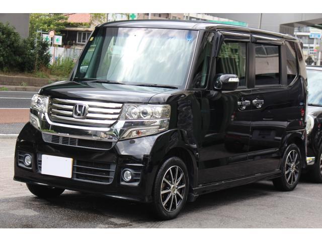 Ｎ－ＢＯＸカスタム Ｇ・ターボパッケージ　検査７年１１月／整備記録簿／タイミングチェーン車／社外ナビ／ＴＶ／ＥＴＣ／両側電動スライドドア（2枚目）