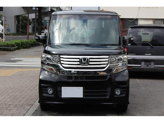 Ｎ－ＢＯＸカスタム Ｇ・ターボパッケージ　検査７年１１月／整備記録簿／タイミングチェーン車／社外ナビ／ＴＶ／ＥＴＣ／両側電動スライドドア（3枚目）