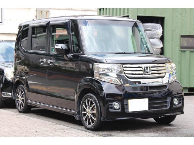 Ｎ－ＢＯＸカスタム Ｇ・ターボパッケージ　検査７年１１月／整備記録簿／タイミングチェーン車／社外ナビ／ＴＶ／ＥＴＣ／両側電動スライドドア（4枚目）