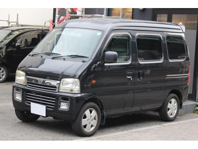 エブリイワゴン ジョイポップターボ　検査９年１０月／タイミングチェーン／４速オートマ／ターボ車／両側スライドドア（2枚目）
