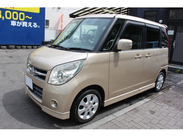 パレット ＴＳ　検査９年１０月／走行５９８００ｋｍ／社外ナビ／ＴＶ／ターボ車／両側電動スライドドア（7枚目）