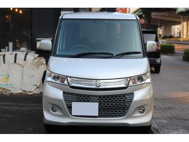 パレットＳＷ ＸＳ　検査９年１０月／走行１１１５００ｋｍ／整備記録簿／社外ナビ／ＡＵＸ／純正フルエアロ／アルミ／電動スライドドア／タイミングチェーン車（3枚目）