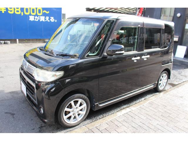 タント カスタムL 検査9年11月/後期モデル/純正フルエアロ/アルミ/スライドドア/タイミングチェーン車(10枚目)