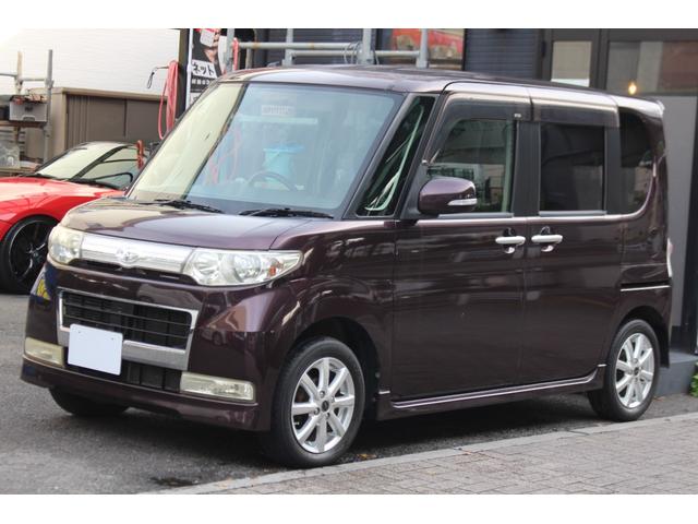 タント カスタムX 検査9年11月/走行95900km/記録簿/社外CD/スライドドア/タイミングチェーン車(2枚目)