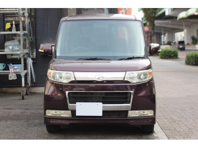 タント カスタムX 検査9年11月/走行95900km/記録簿/社外CD/スライドドア/タイミングチェーン車(3枚目)