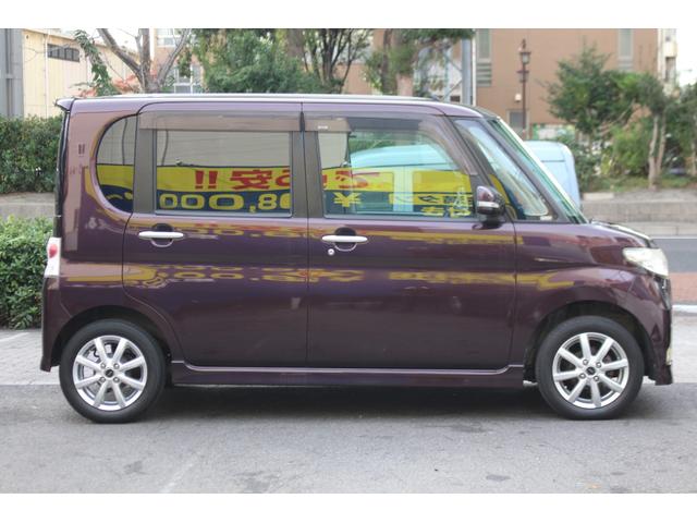 タント カスタムX 検査9年11月/走行95900km/記録簿/社外CD/スライドドア/タイミングチェーン車(5枚目)