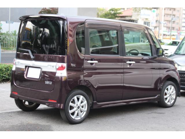 タント カスタムX 検査9年11月/走行95900km/記録簿/社外CD/スライドドア/タイミングチェーン車(6枚目)