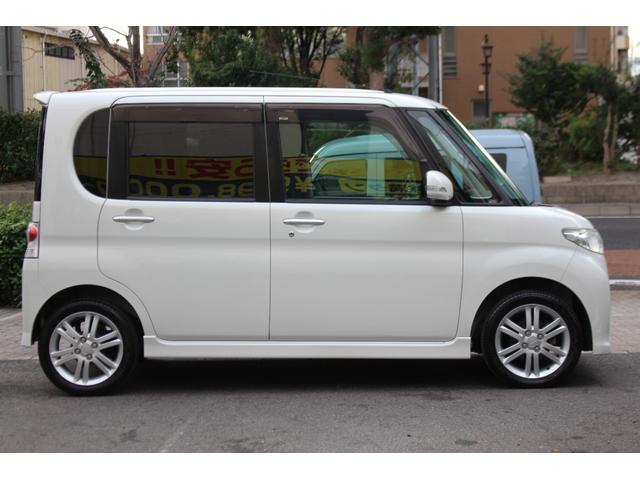 タント カスタムＲＳ　検査９年１１月／後期モデル／整備記録簿／純正フルエアロ／アルミ／社外ナビ／電動スライドドア／タイミングチェーン車（5枚目）