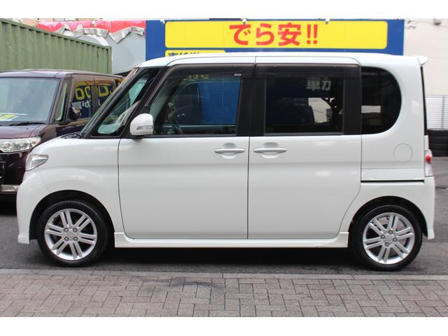 タント カスタムＲＳ　検査９年１１月／後期モデル／整備記録簿／純正フルエアロ／アルミ／社外ナビ／電動スライドドア／タイミングチェーン車（9枚目）
