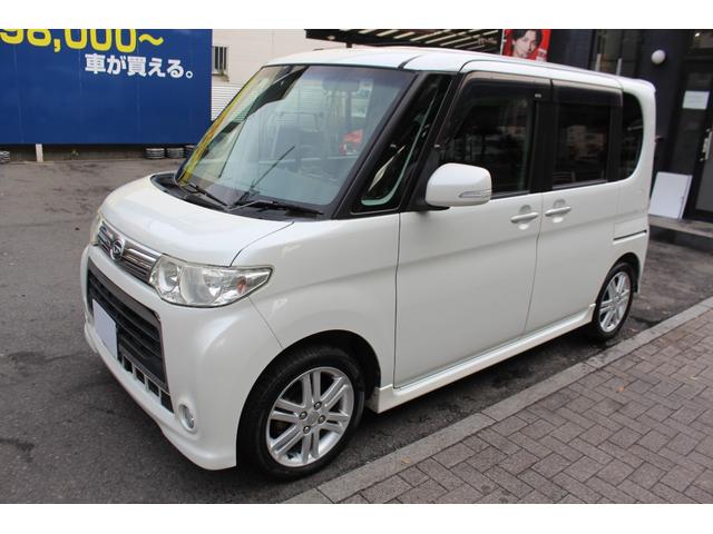 タント カスタムＲＳ　検査９年１１月／後期モデル／整備記録簿／純正フルエアロ／アルミ／社外ナビ／電動スライドドア／タイミングチェーン車（10枚目）