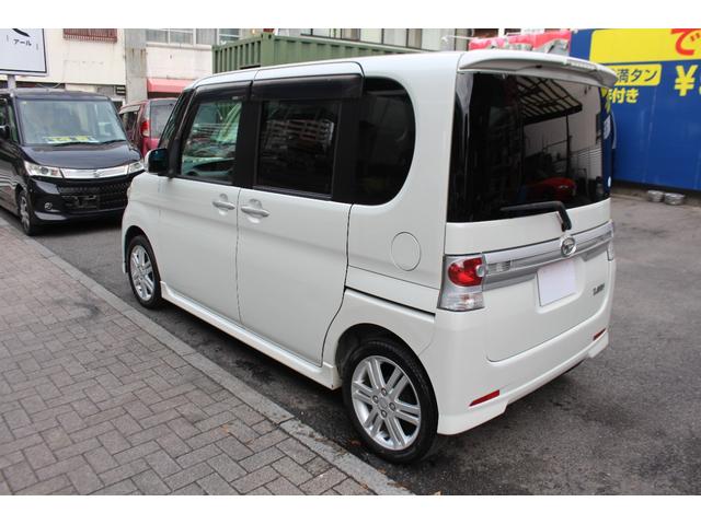 タント カスタムＲＳ　検査９年１１月／後期モデル／整備記録簿／純正フルエアロ／アルミ／社外ナビ／電動スライドドア／タイミングチェーン車（14枚目）