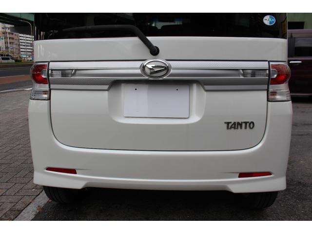 タント カスタムＲＳ　検査９年１１月／後期モデル／整備記録簿／純正フルエアロ／アルミ／社外ナビ／電動スライドドア／タイミングチェーン車（15枚目）