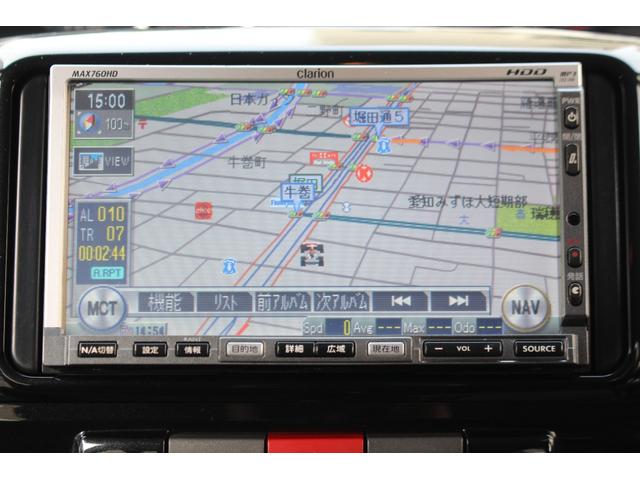 タント カスタムＲＳ　検査９年１１月／後期モデル／整備記録簿／純正フルエアロ／アルミ／社外ナビ／電動スライドドア／タイミングチェーン車（25枚目）