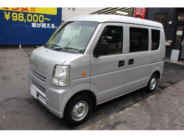 エブリイ PA 検査8年6月/ハイルーフ/5速マニュアル/社外ナビ/TV/ETC/タイミングチェーン車/両側スライドドア(10枚目)