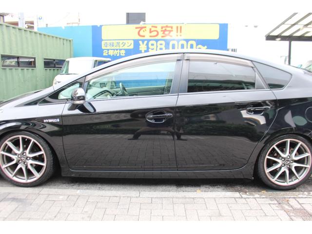 プリウス Ｇ　検査７年１１月／Ｇ，Ｓアルミ／ドラレコ／レーダー／ムーンルーフソーラー付／純正ＨＤＤナビ／フルセグＴＶ／バックカメラ／ＥＴＣ／社外マフラー／車高調／ＵＳヘッドライト／社外テール／タイミングチェーン車（13枚目）