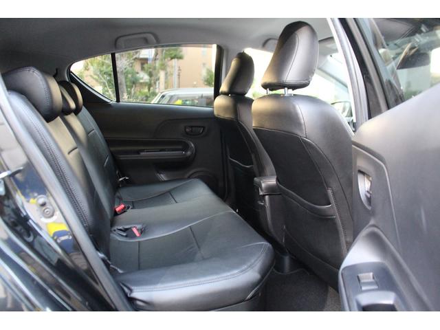 アクア Ｓ　検査９年１１月／黒革調シートカバー／社外ナビ／ＴＶ／ＥＴＣ／社外アルミ／タイミングチェーン車（35枚目）