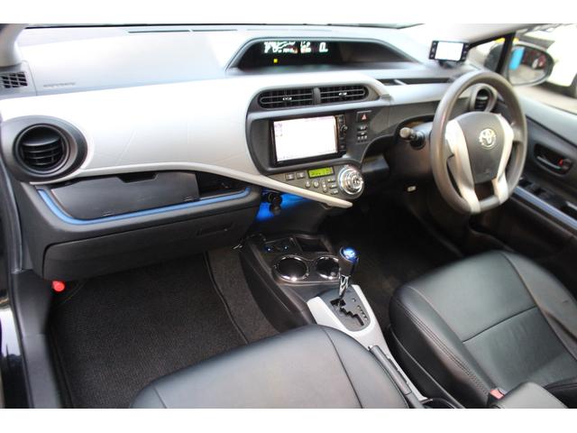 アクア Ｓ　検査９年１１月／黒革調シートカバー／社外ナビ／ＴＶ／ＥＴＣ／社外アルミ／タイミングチェーン車（41枚目）