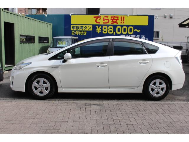 プリウス Ｓ　検査８年５月／２０２４年製タイヤ／社外ナビ／ＴＶ／ＥＴＣ／バックモニター／タイミングチェーン車（9枚目）