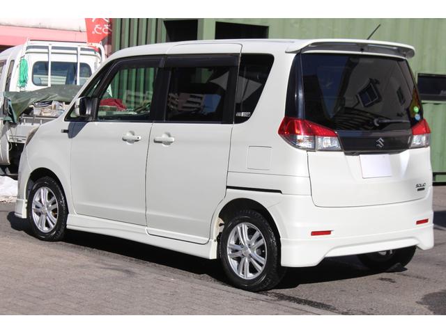 ソリオ ブラック＆ホワイトＩＩ　アイドリングストップ　検査８年３月／走行１１３２００ｋｍ／整備記録簿／純正フルエアロ／社外ナビ／電動スライドドア／ＥＴＣ／シートヒーター／ＬＥＤヘッドライト（6枚目）