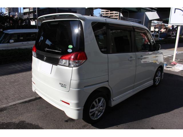 ソリオ ブラック＆ホワイトＩＩ　アイドリングストップ　検査８年３月／走行１１３２００ｋｍ／整備記録簿／純正フルエアロ／社外ナビ／電動スライドドア／ＥＴＣ／シートヒーター／ＬＥＤヘッドライト（16枚目）