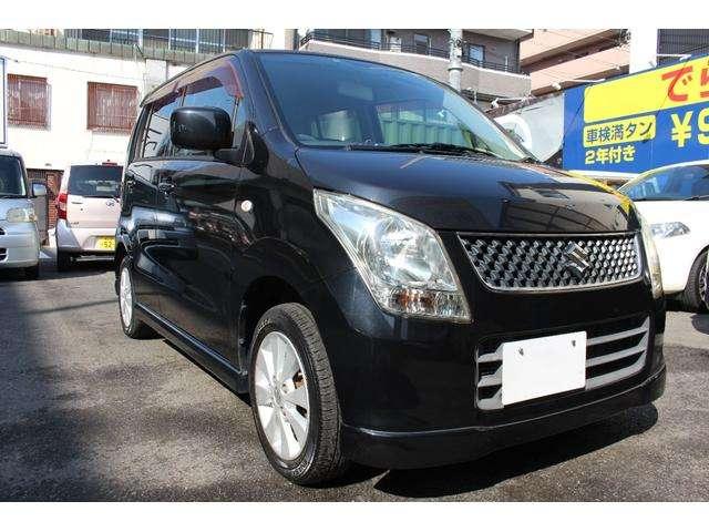 ワゴンＲ 　検査７年１１月／走行８７２００ｋｍ／純正フルエアロ＆アルミ／タイミングチェーン車（4枚目）