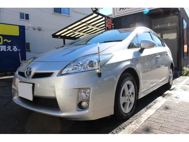 プリウス S 検査8年12月/整備記録簿/社外ナビ/地デジ/バックカメラ/スマートキー/タイミングチェーン車(2枚目)