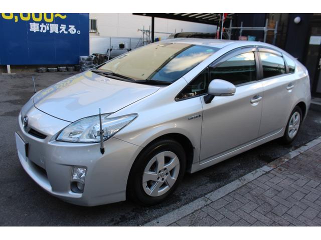 プリウス S 検査8年12月/整備記録簿/社外ナビ/地デジ/バックカメラ/スマートキー/タイミングチェーン車(10枚目)