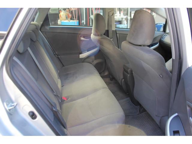 プリウス S 検査8年12月/整備記録簿/社外ナビ/地デジ/バックカメラ/スマートキー/タイミングチェーン車(34枚目)