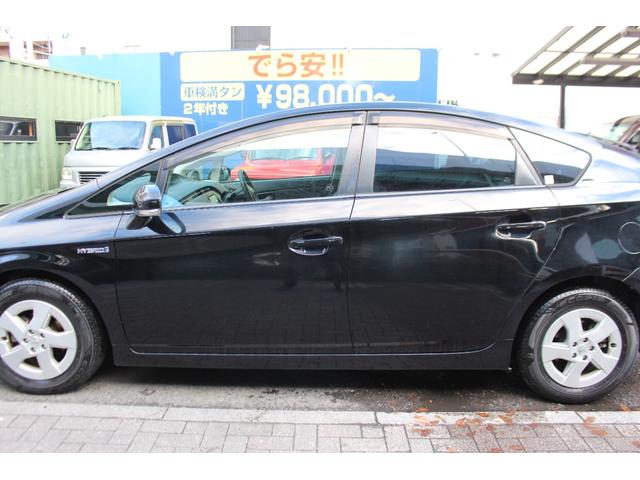 プリウス S 検査9年12月/1オーナー/禁煙車/整備記録簿/社外ナビ/TV/バックカメラ/ビルトインETC/スマートキー/タイミングチェーン車(13枚目)