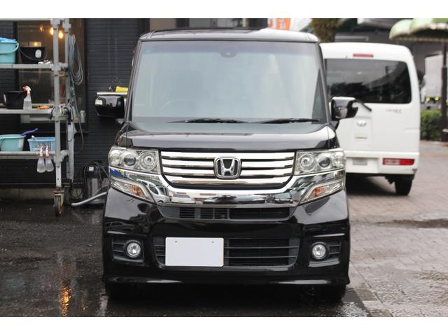 N-BOXカスタム G・ターボLパッケージ 検査9年12月/社外ナビ/フルセグTV/ETC/バックカメラ/両側電動スライドドア(3枚目)