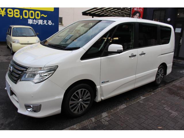 セレナ ハイウェイスター　Ｖセレ＋セーフティ　ＳＨＶ　Ａセフ　検査８年６月／ナビ／ＴＶ／バックモニター／アラウンドビューモニター／両側電動スライドドア（10枚目）