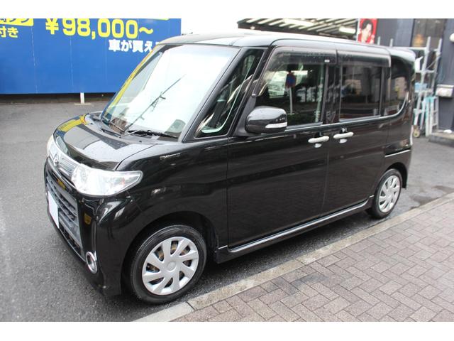 タント カスタムＸ　検査１０年１月／ナビ／ＴＶ／片側電動スライドドア／タイミングチェーン車両（10枚目）