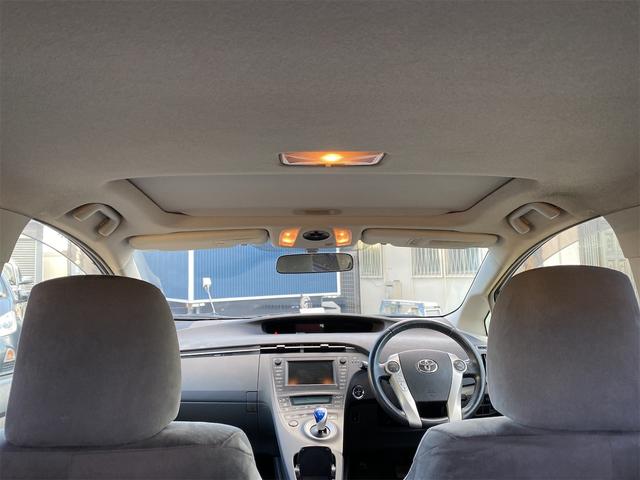 プリウス G バックカメラ ナビ TV クリアランスソナー オートクルーズコントロール オートライト サンルーフ スマートキー 電動格納ミラー CVT 盗難防止システム 衝突安全ボディ ABS ESC CD(26枚目)