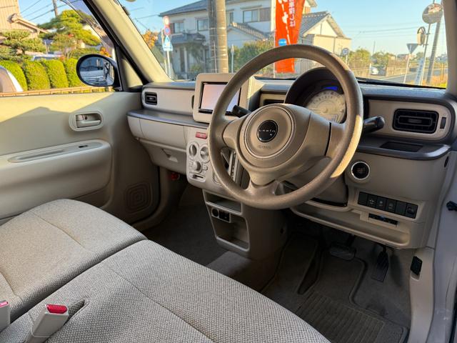 アルトラパン L 車検R9/8 前後誤発進抑制 シートヒーター付 横滑り防止装置付き エネチャージ 運転席助手席エアバッグ プッシュスタートスマートキー イモビライザー フルフラット キーレスエントリーシステム PW(50枚目)