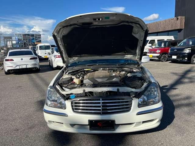 シーマ 300Gグランドツーリング ETC ナビ アルミホイール オートライト HID サンルーフ AT キーレスエントリー 電動格納ミラー 盗難防止システム CD DVD再生 カセット 衝突安全ボディ ABS エアコン(20枚目)