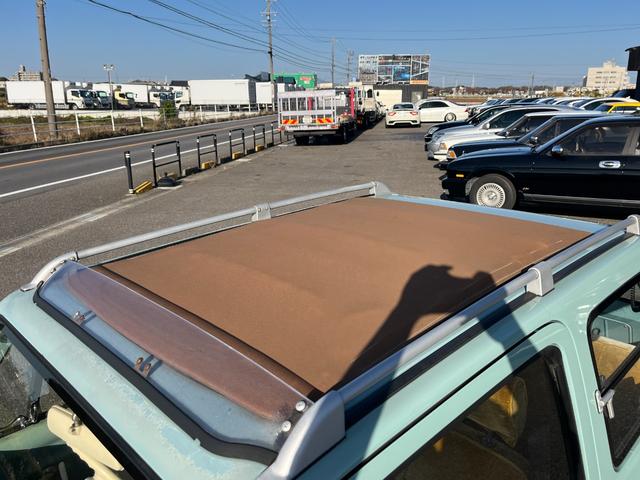 パオ キャンバストップ ETC AT ルーフレール(4枚目)