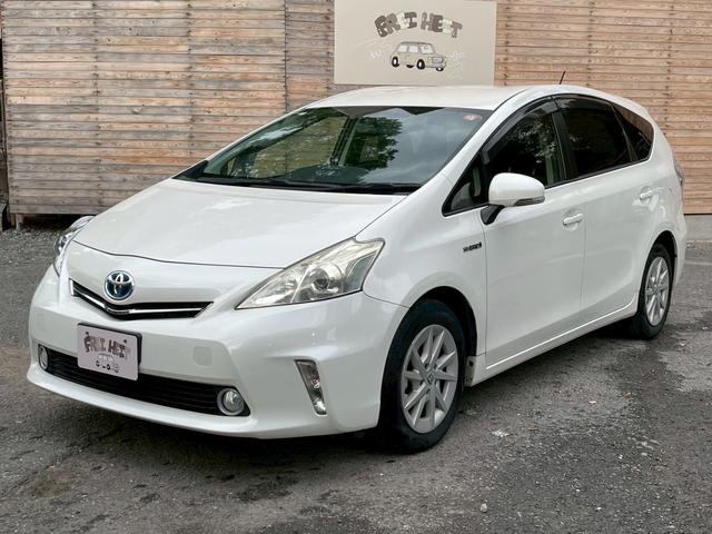 プリウスアルファ S ユーザー買取車 ナビ バックカメラ ETC 車検9年5月 プッシュスタート スマートキー フォグランプ(4枚目)