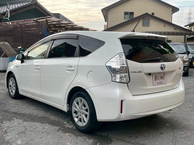 プリウスアルファ S ユーザー買取車 ナビ バックカメラ ETC 車検9年5月 プッシュスタート スマートキー フォグランプ(7枚目)