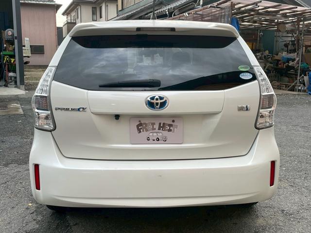 プリウスアルファ S ユーザー買取車 ナビ バックカメラ ETC 車検9年5月 プッシュスタート スマートキー フォグランプ(8枚目)