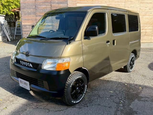 タウンエースバン GL 全塗装(カーキメタリック/ブラック)10インチディスバックカメラ プレイオーディオ 新品アルミ TOYOオープンカントリーセット リモコンミラー 前席PW 内装同色塗装サブスク動画(9枚目)