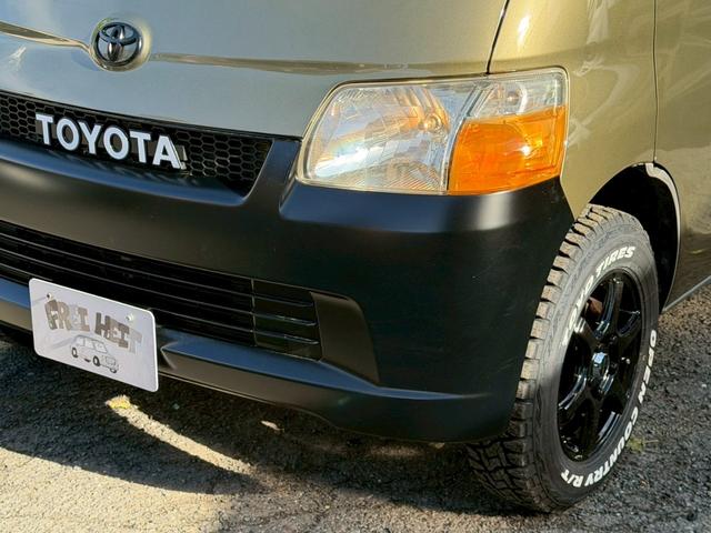 タウンエースバン GL 全塗装(カーキメタリック/ブラック)10インチディスバックカメラ プレイオーディオ 新品アルミ TOYOオープンカントリーセット リモコンミラー 前席PW 内装同色塗装サブスク動画(16枚目)