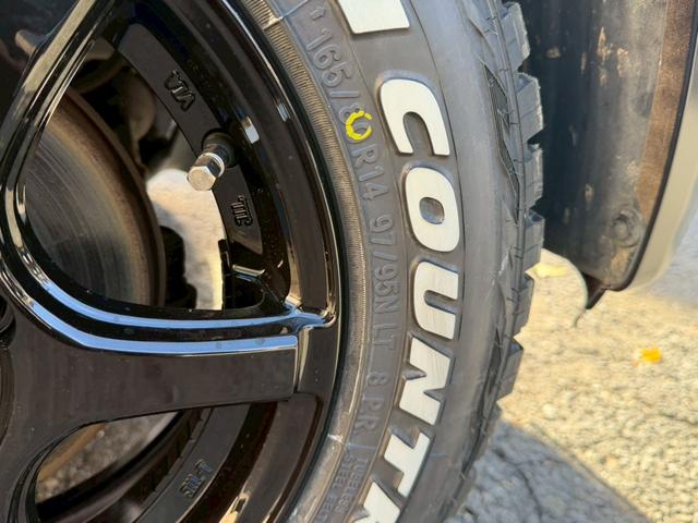 タウンエースバン GL 全塗装(カーキメタリック/ブラック)10インチディスバックカメラ プレイオーディオ 新品アルミ TOYOオープンカントリーセット リモコンミラー 前席PW 内装同色塗装サブスク動画(29枚目)